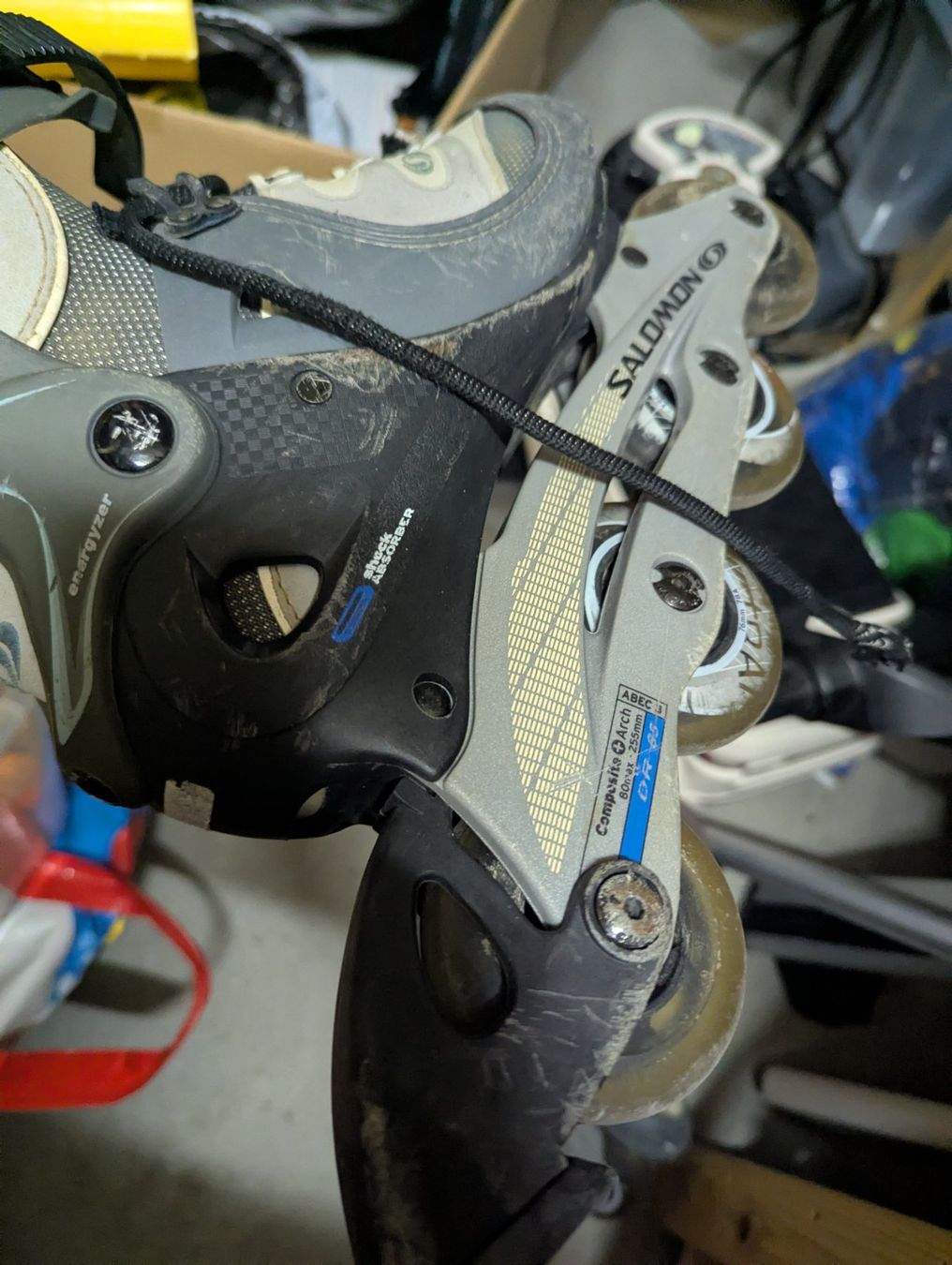 Pattini in linea & Pattini a rotelle: Rollschuhe Rollerskates Damen 38 Salomon – Usato da Bülach venduto da alex_raul 3