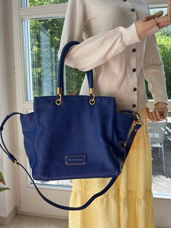 Marc by Marc Jacobs Shopper, blau, Leder - Top Zustand!