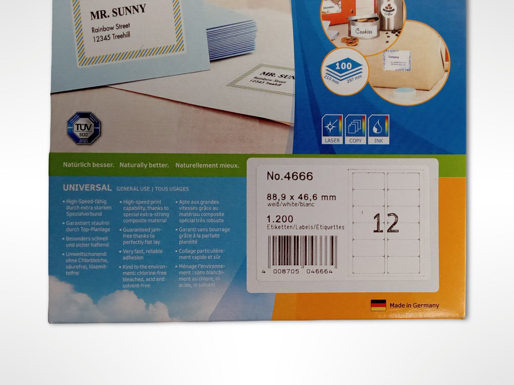 Sticker: HERMA Etiketten Nr. 4666 – Nuovo (secondo la descrizione) da Suhr venduto da Restwert_Suhr 2