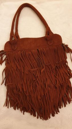 Sabrina Tach /Suede Tote