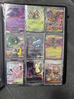 Carte Pokémon set di 9 pezzi in raccoglitore usato