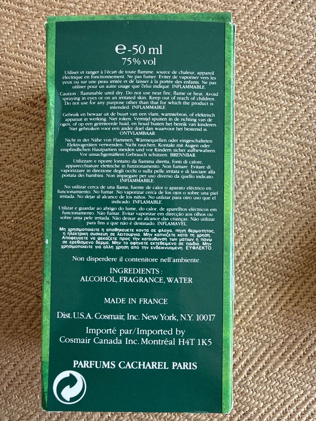 Cacharel Profumi & Eau de Toilette: Eau de Parfum CACHAREL PARIS Eden 50ml – Usato da Konolfingen venduto da petzipetz 2