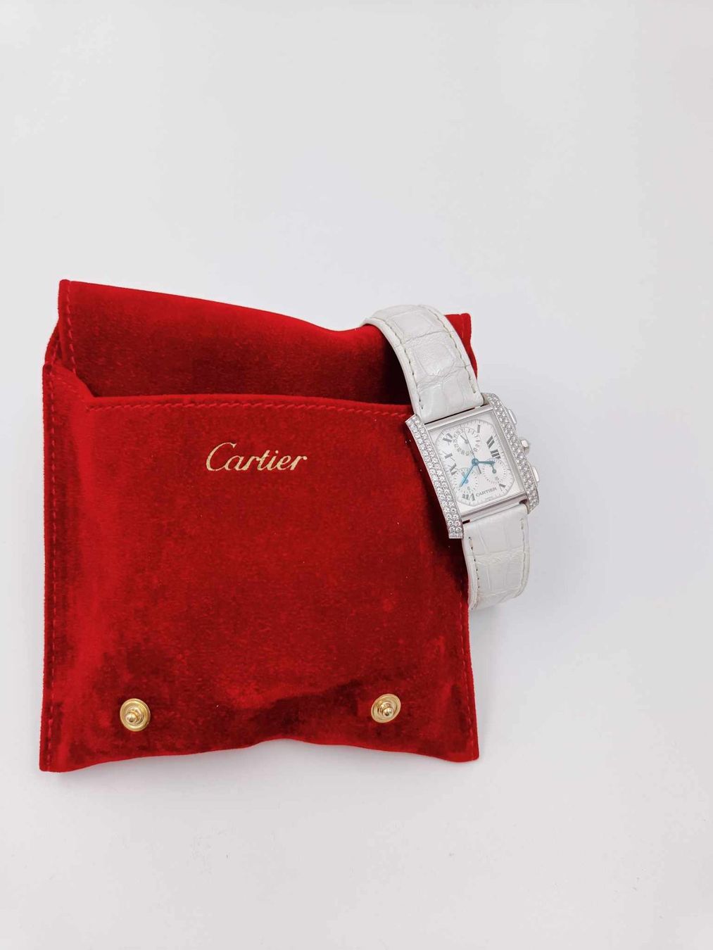 Cartier Uhren: CARTIER TANK FRANCAISE CHRONOFLEX CHRONOGRAPH – Gebraucht aus Luzern von EdiGem 4