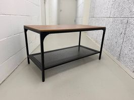 IKEA FJÄLLBO Couchtisch, Holz/Metall schwarz, 90x46 cm
