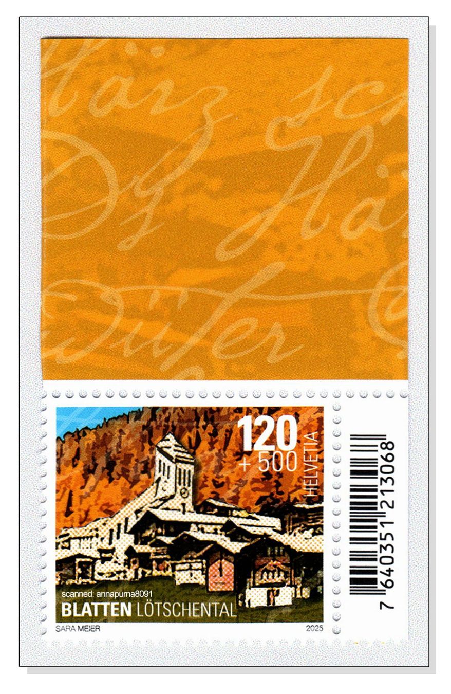 Tutti i francobolli: Blatten Briefmarke Solidarität Eckrand barcode oben rechts – Nuovo (secondo la descrizione) da Pfäffikon SZ venduto da ANNAPURNA8091