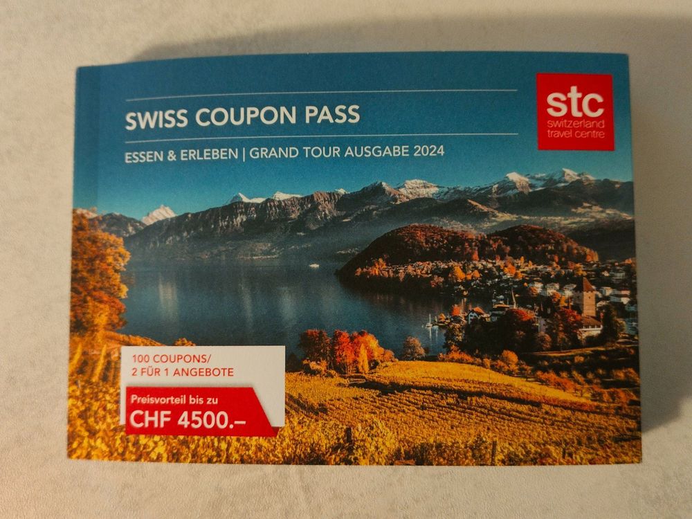 Swiss Coupon Pass Buch 2024 / Alle Gutscheine vorhanden Kaufen auf