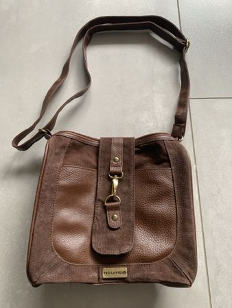 Ted Lapidus Paris Handtasche, Herbst Braun, Top Zustand!