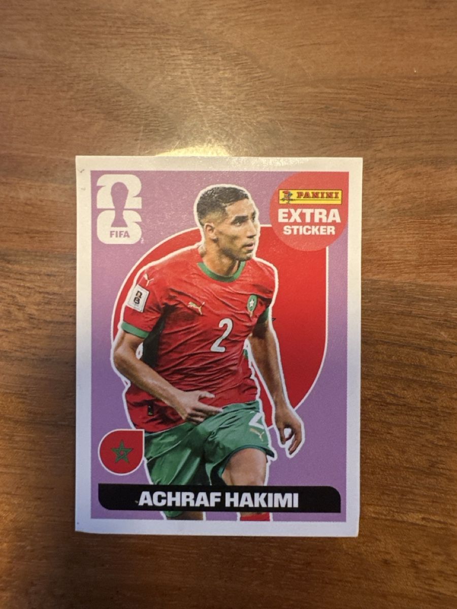 Panini Cartes à collectionner: Panini 2026 Extra Sticker Achraf Hakimi normal – D'occasion à Zürich par peg_l7wc