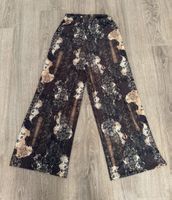 Zara Stoffhose Hose Sommer Schlangen-Print Gr. M