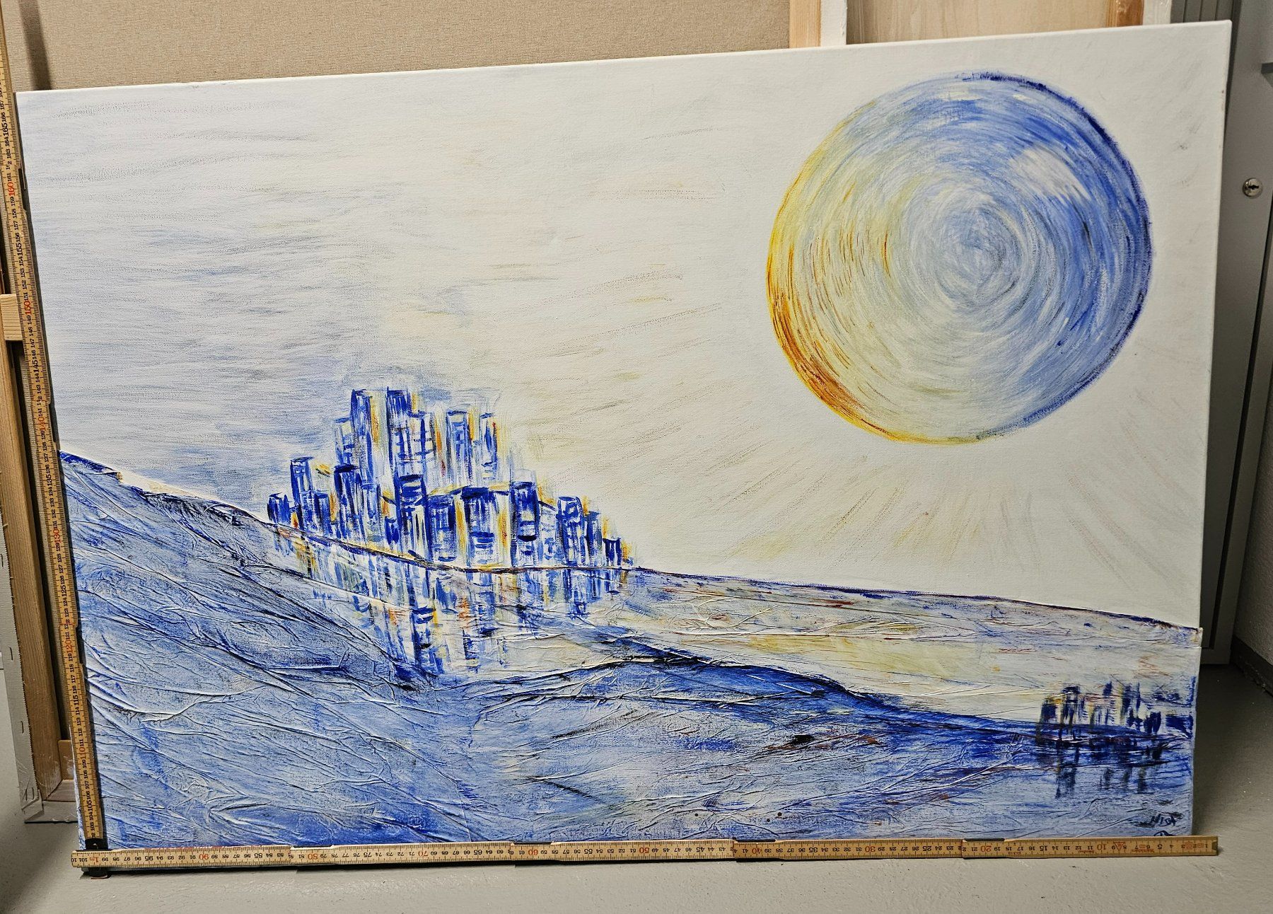 Dipinti: Acryl-Bild auf Leinwand "Universum" – Usato da Oetwil a.d. Limmat venduto da grisilisi 1