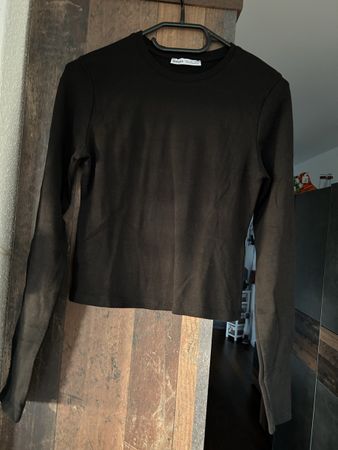 Bershka Damen Longsleeve, Schwarz, Grösse L, Top Zustand!