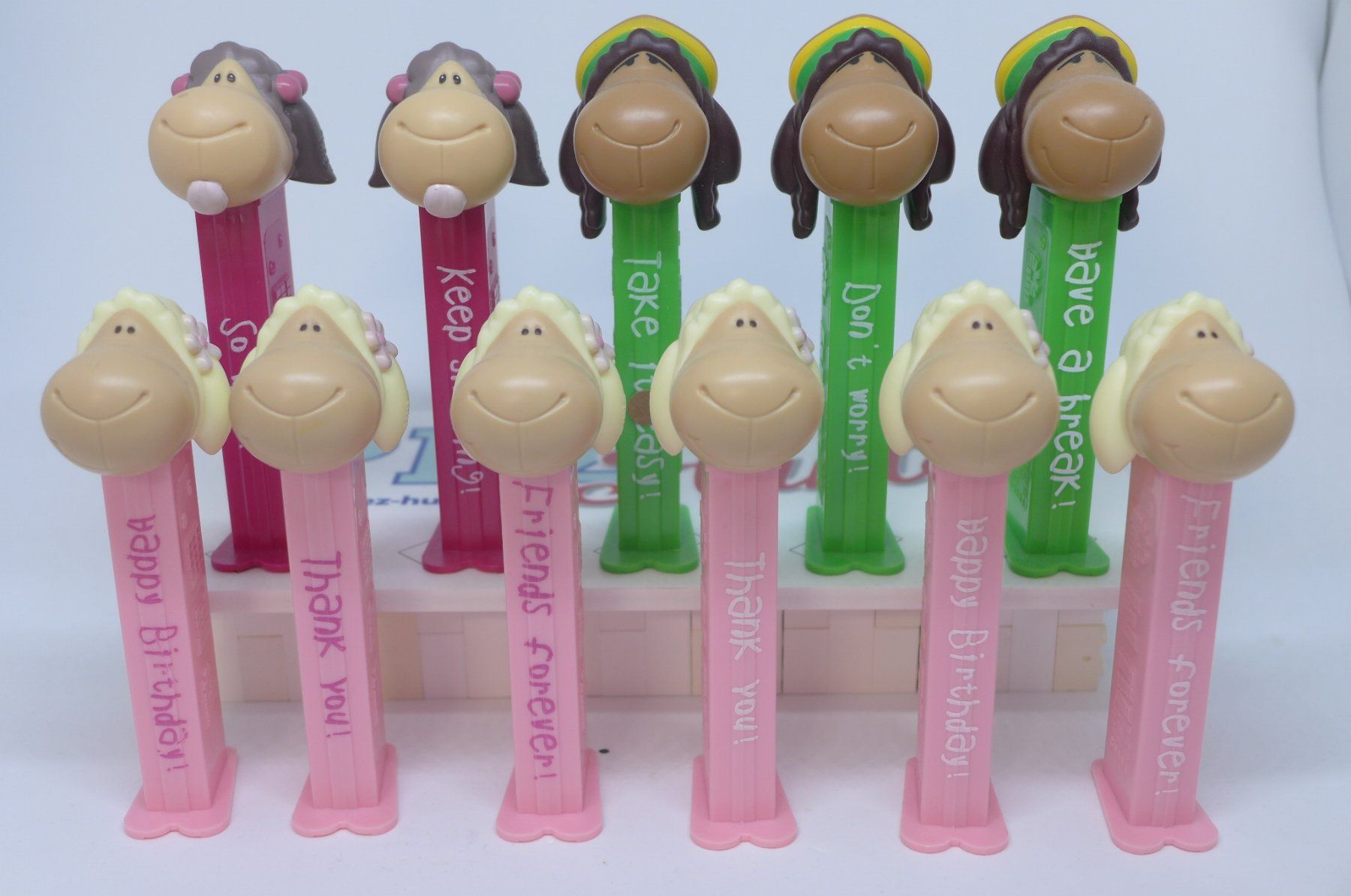 Pez Figuren: Pez 11  Stk Nici Sheep – Gebraucht aus Laupen ZH von spardonald007