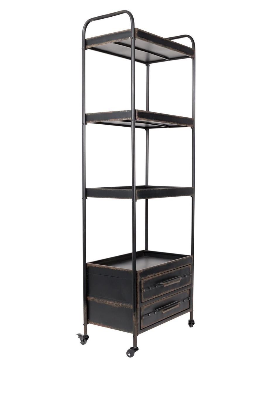Scaffali: Regal Metall schwarz Industrial – Nuovo e nell'imballaggio originale da Kirchdorf BE venduto da MeinMoebelstueck 2