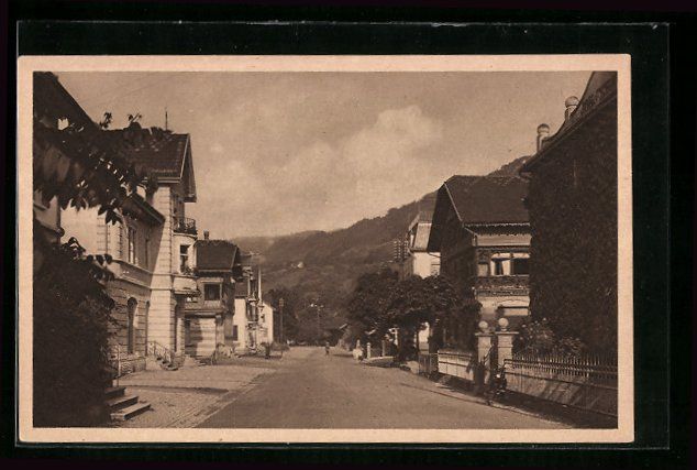 Cartes postales: AK Au, Blick in die Bahnhofstrasse – D'occasion à Berlin par bartko-reher