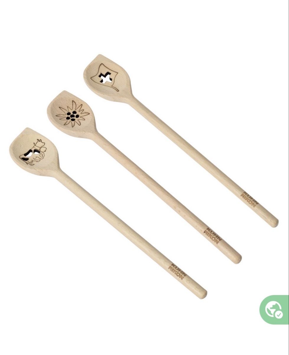Cucchiai: 3er Set Kochlöffel Holz, unbenutzt - Gratisversand – Nuovo e nell'imballaggio originale da Frutigen venduto da lurit 1