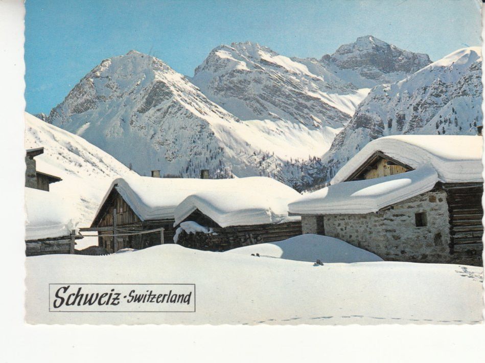 Cartoline postali: Davos Sertig 1969 – Usato da Bürglen TG venduto da StampGraf