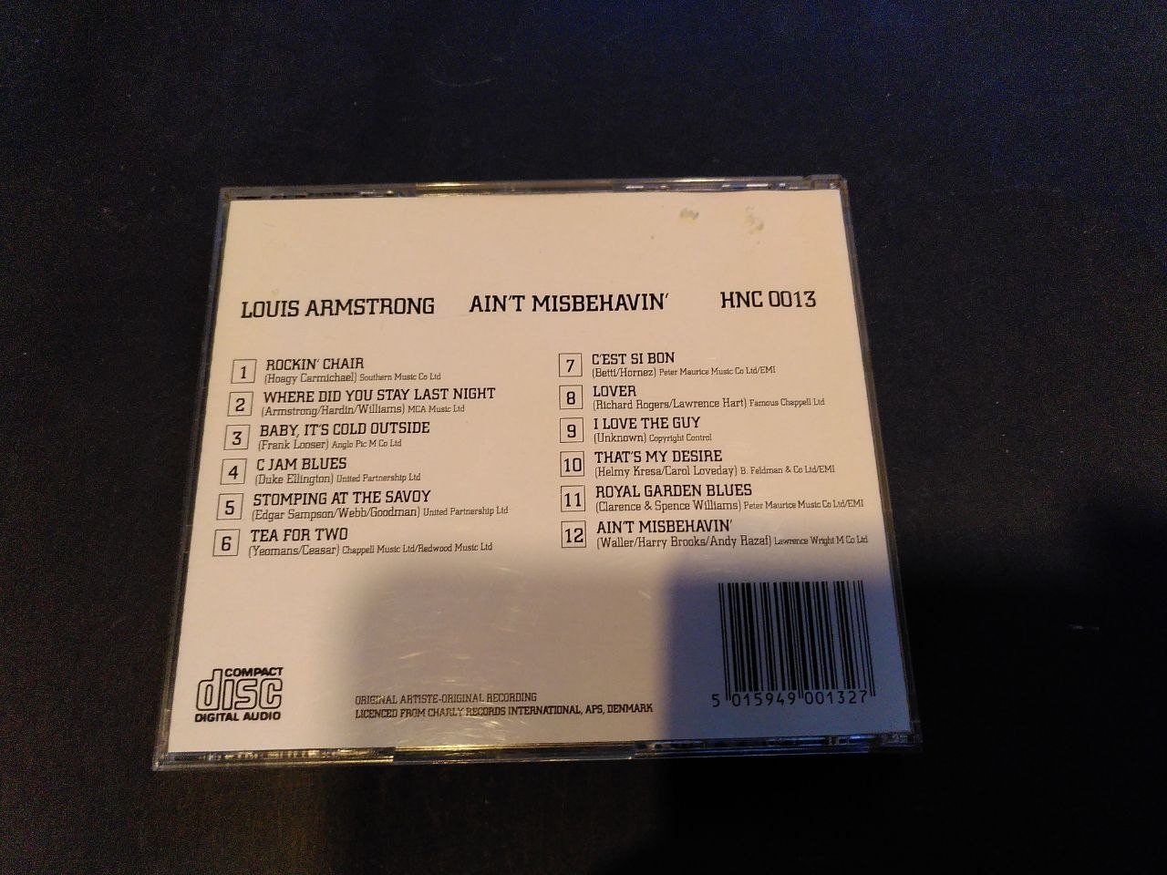 CDs: CD Louis Armstrong - Ain't Misbehavin' – Gebraucht aus Plan-les-Ouates von jyg_bts5 1