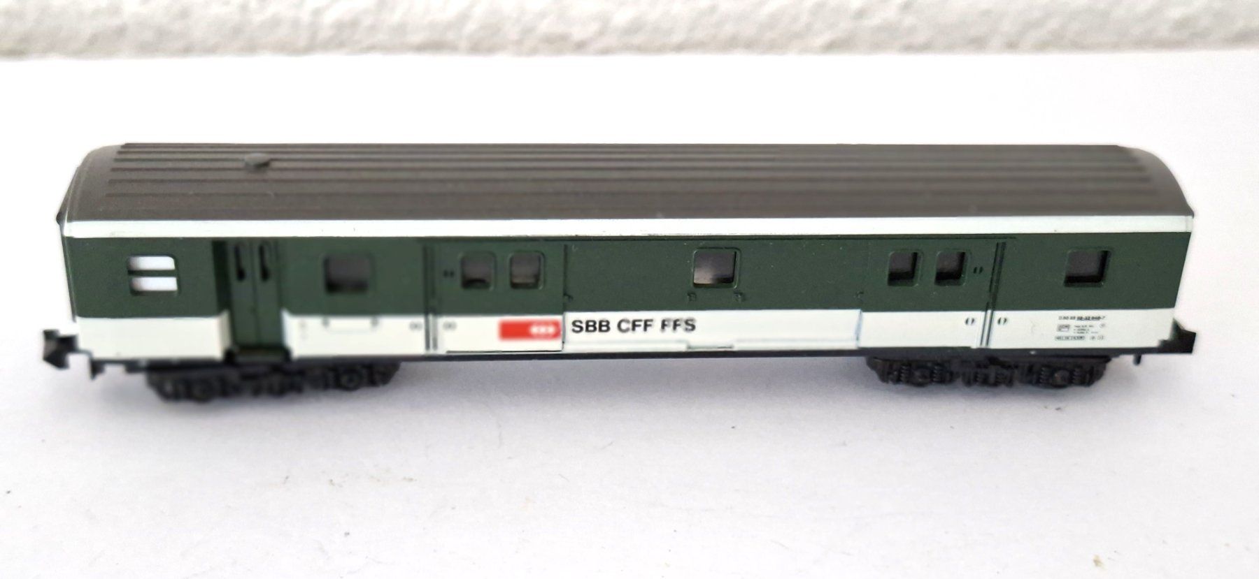Trix Modellini di ferrovie: Minitrix SBB Gepäckwagen – Usato da Biberist venduto da Ntrains 2