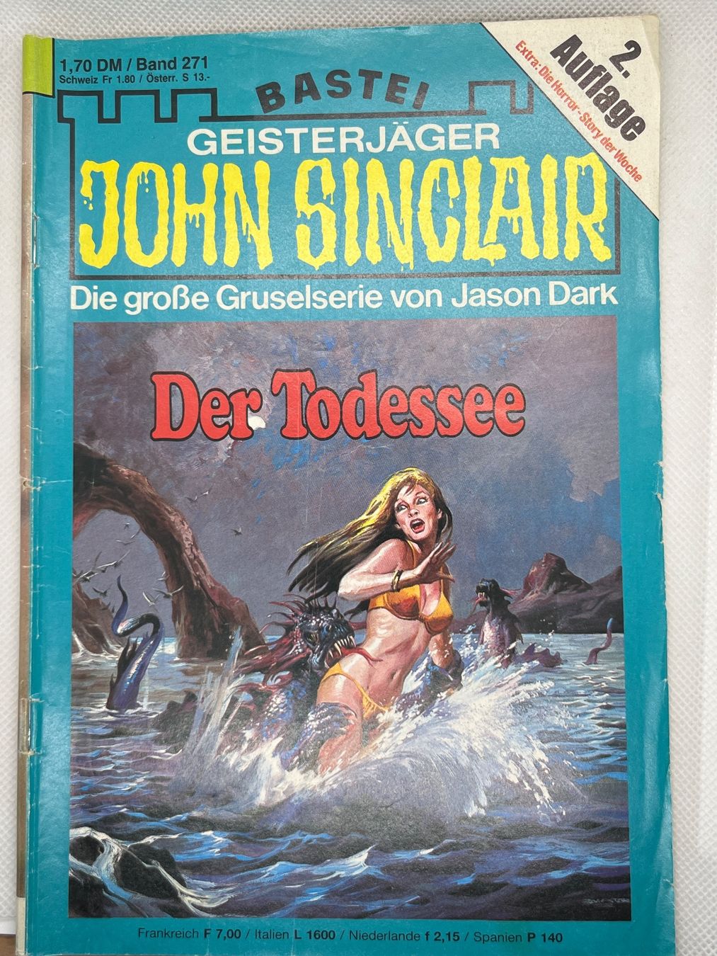 Libri: John Sinclair Band 271 - Der Todessee - 2. Auflage – Usato da Hinterkappelen venduto da Kim1992