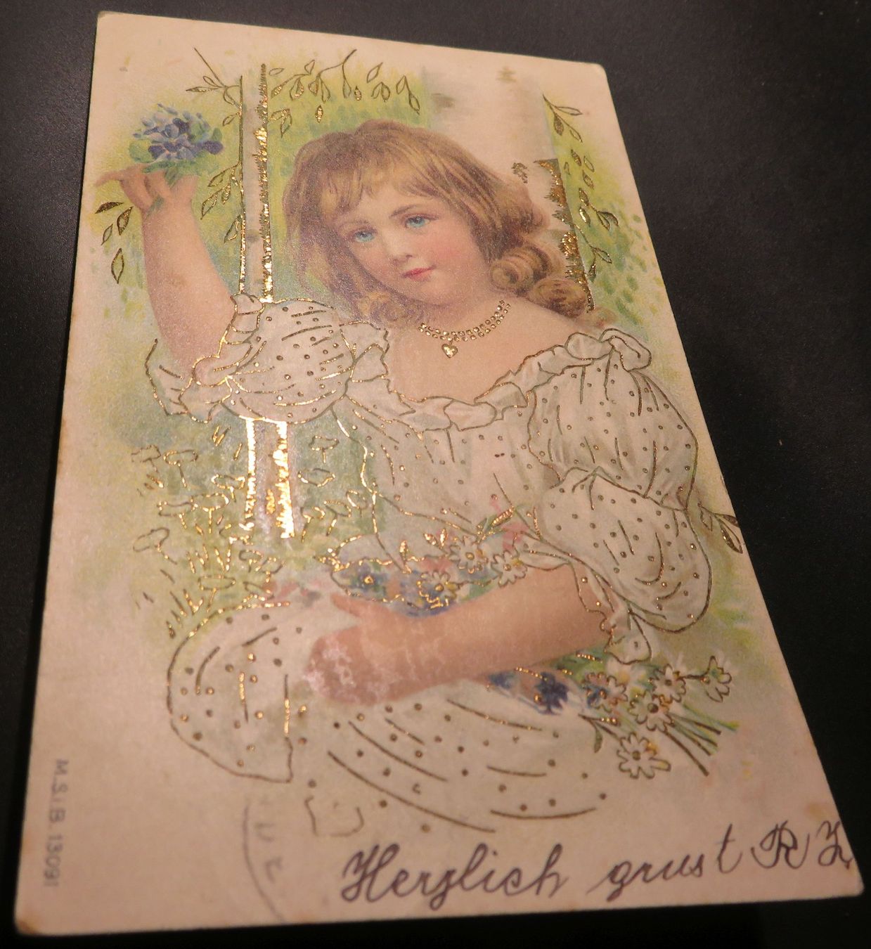 Cartoline postali: AK von 1905: Kindergruss – Usato da Oberriet SG venduto da Krishna108 1