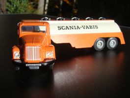 Tekno Tankzug  Scania Vabis Tank Lastwagen 1:50 selten