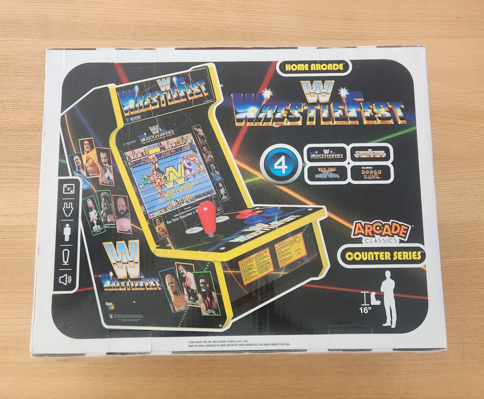 Spielautomaten: Arcade Classics WWE Wrestlefest Countercade Machine – Neu und originalverpackt aus Basel von lukag99