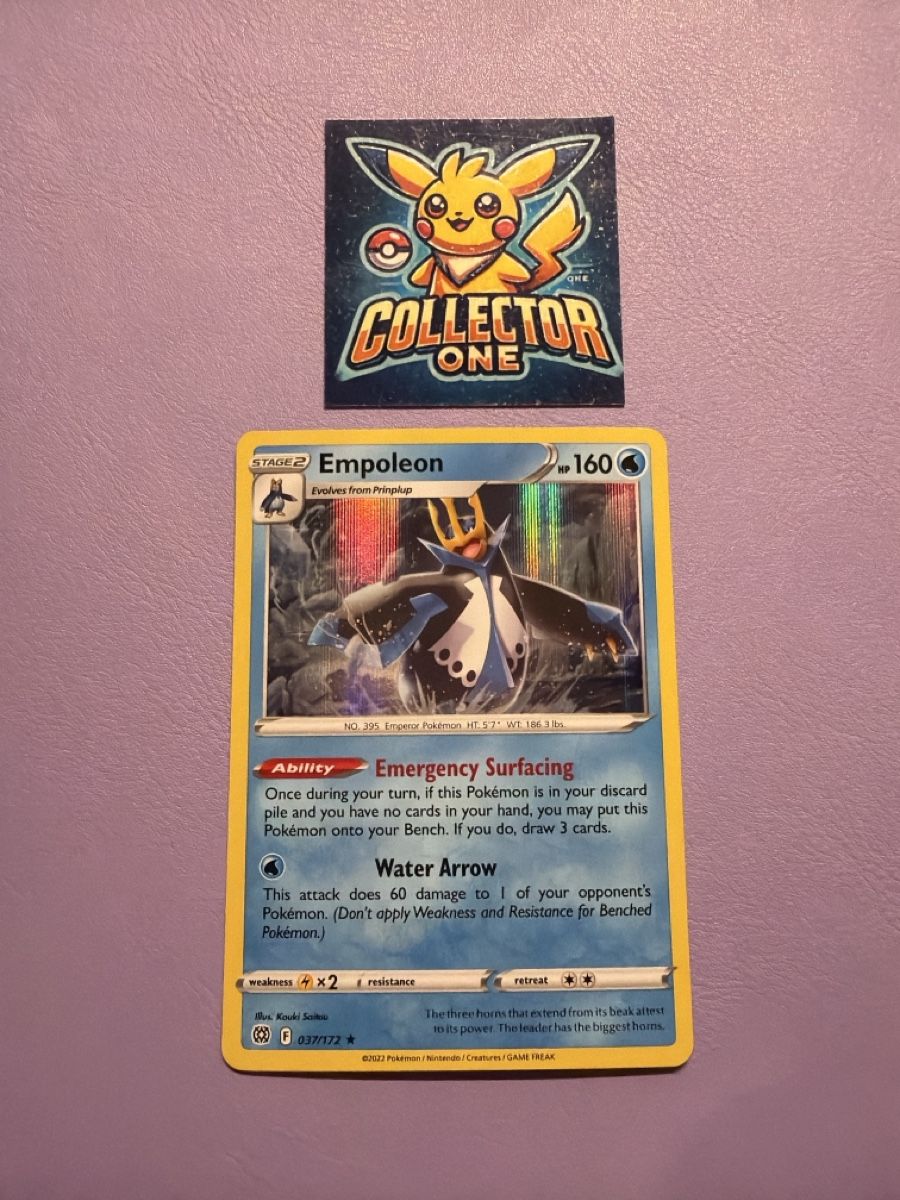 Pokémon Carte collezionabili: Pokemon Empoleon Holo 2022 Top Rare – Nuovo (secondo la descrizione) da Lommiswil venduto da CollectorOne