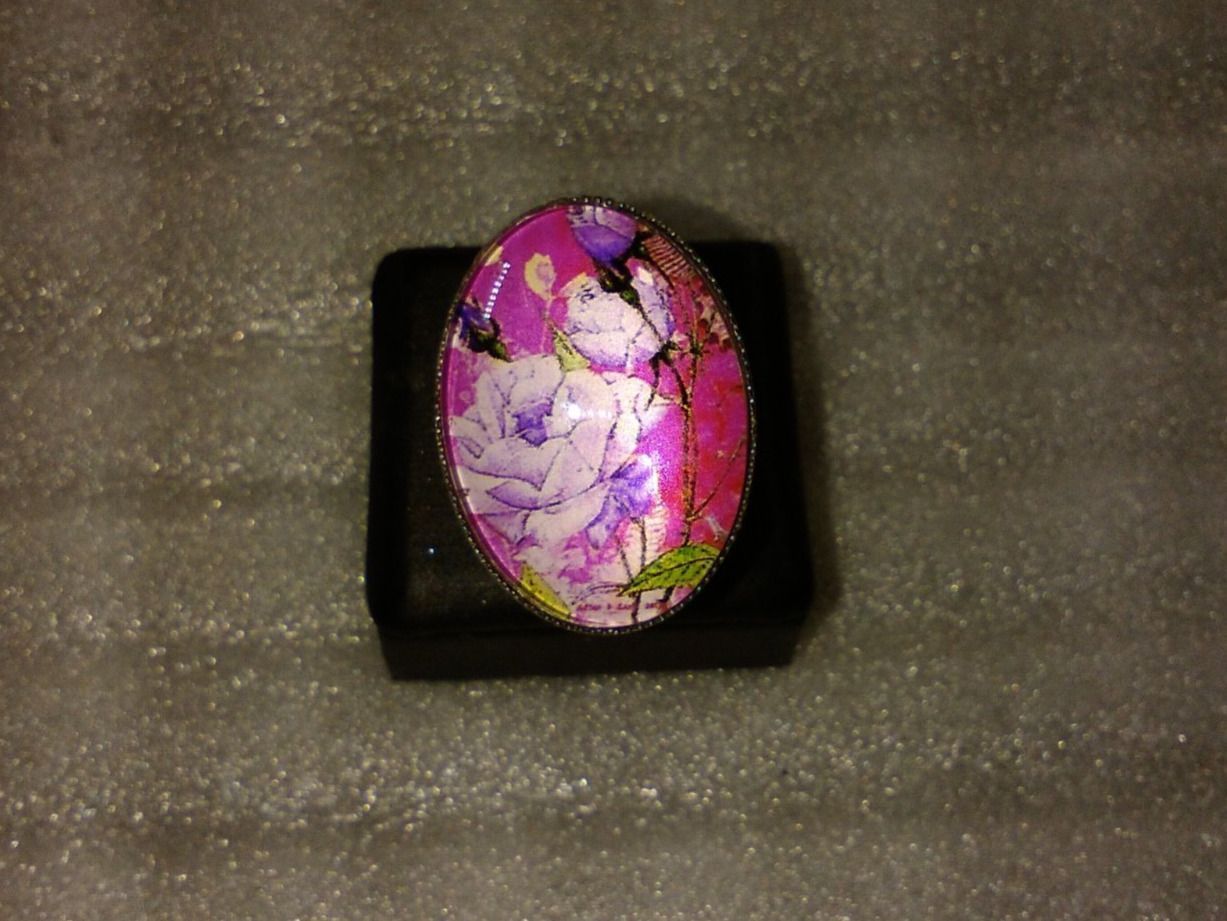 Anelli: RING EDELSTHAL,,MIT BLUMEN,,,GLANZIG – Nuovo (secondo la descrizione) da Basel venduto da bijoutrie_4 1
