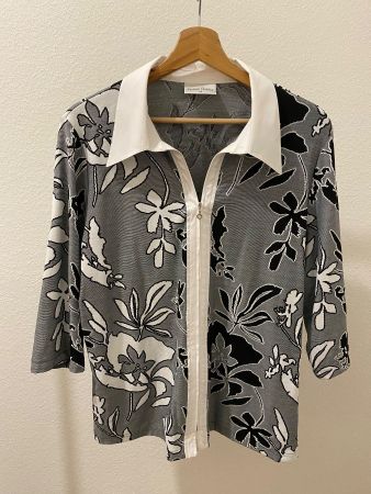 Fashion Classics Bluse mit Reissverschluss Gr. 46