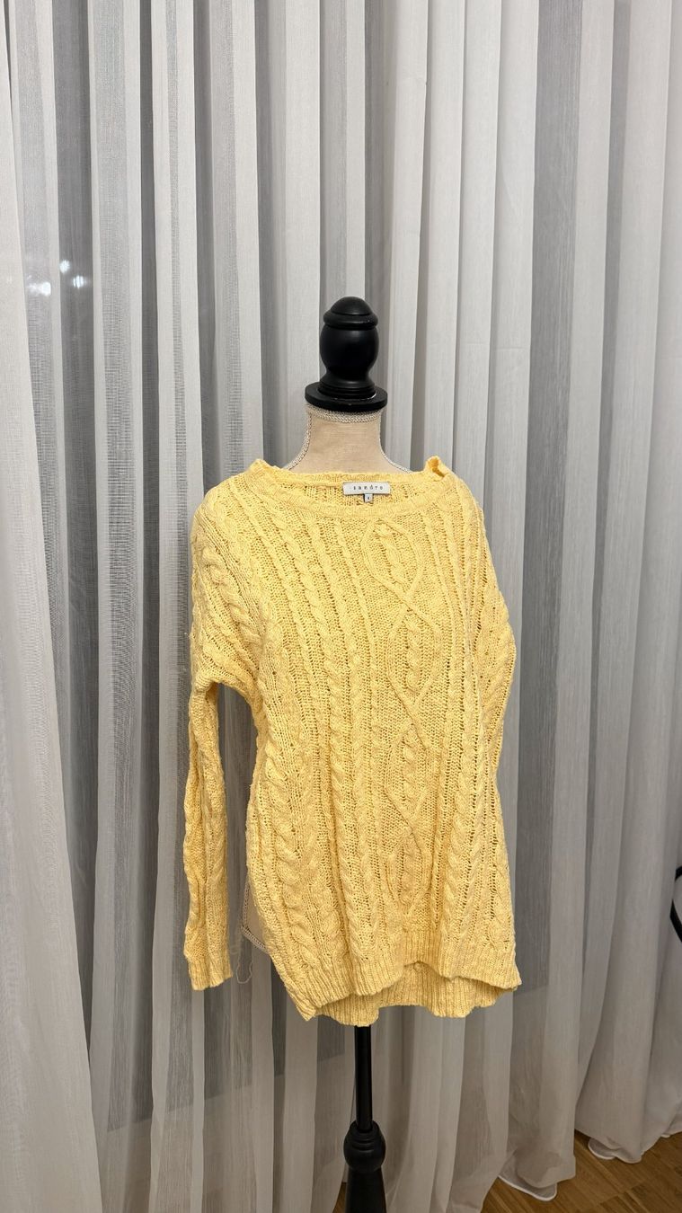 Sandro Pullover & Sweatshirts: Sandro Paris Pullover in Gelb – Neu (gemäss Beschreibung) aus Zürich von ffeti 2
