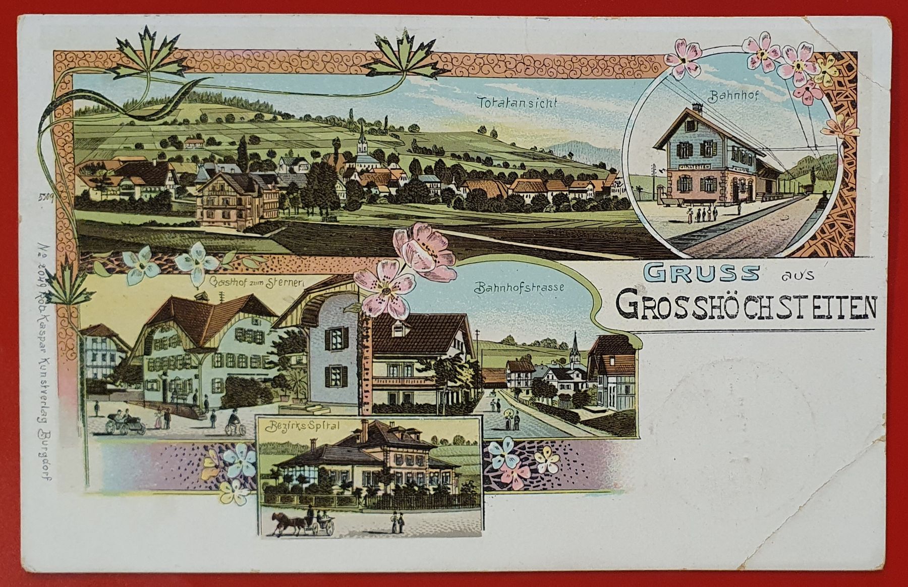 Ansichtskarten: Gruss aus Grosshöchstetten, BE. 1905 – Gebraucht aus Kreuzlingen von Rschweiz1