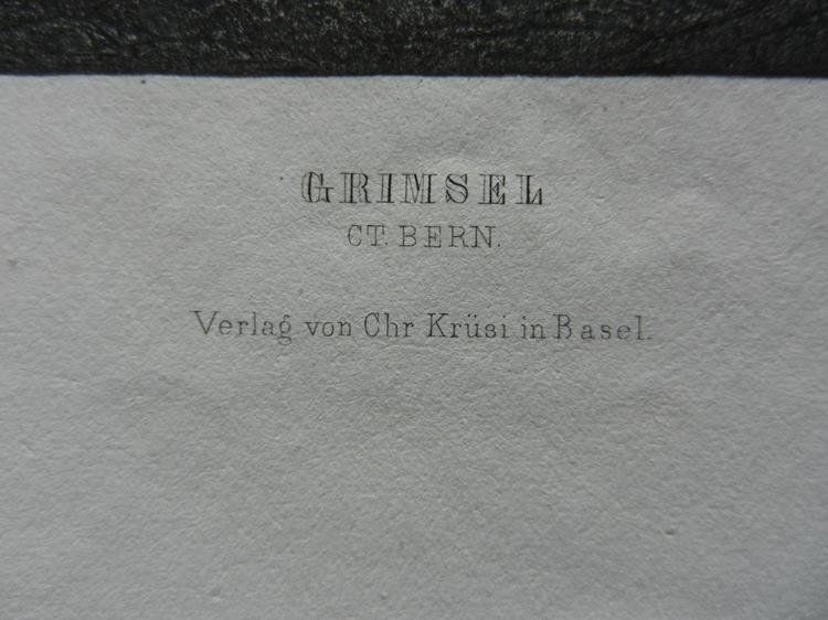Gravures: Grimsel – D'occasion à Risch par Rischli15 2