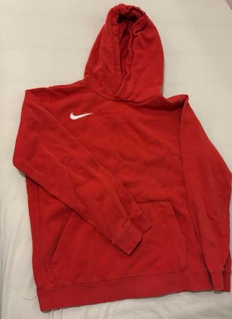 Nike Pullover Kapuzenpullover Rot Grösse M