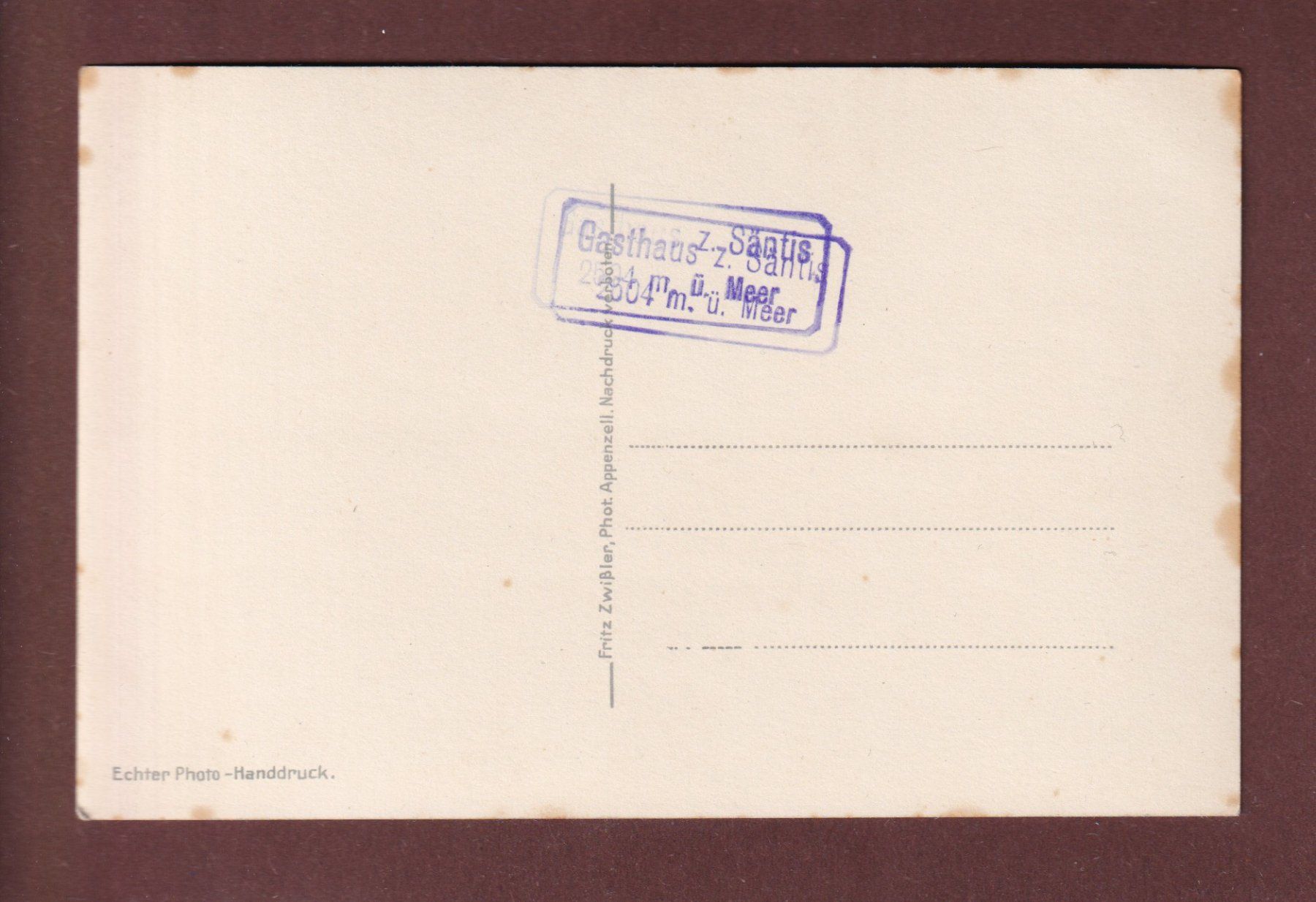 Cartoline postali: SÄNTIS - Observatorium - Windmesser im Rauhreif – Usato da Pully venduto da nicecards-shop 1