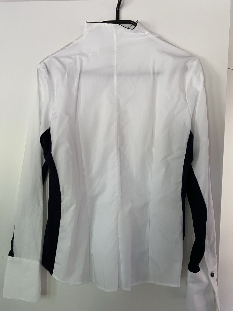 Van Laack Camicette: Damenbluse Van Laack Gr. 40 weiss/schwarz – Nuovo (secondo la descrizione) da Elgg venduto da aca_gg8x 1