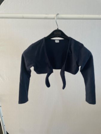 Blaue Wickeljacke kurz, Grösse 8 jährig, 128