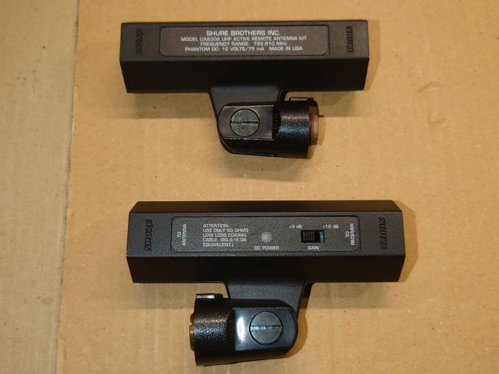 SHURE 2 X ACTIVE REMOTE ANTENNA UA830A Kaufen auf Ricardo