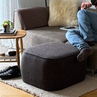 Hübsch Pouf in Braun