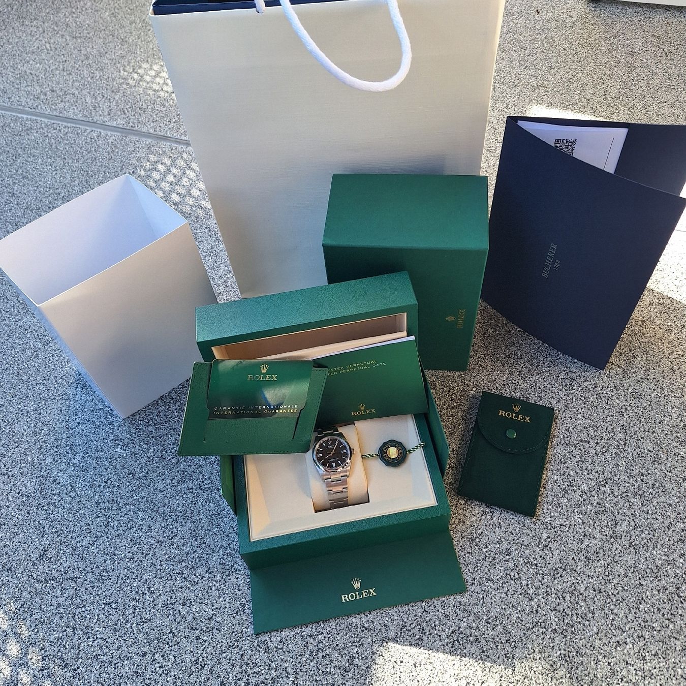 Rolex Orologi: Rolex Oyster Perpetual 36mm Black – Nuovo e nell'imballaggio originale da Burgdorf venduto da Max681 6