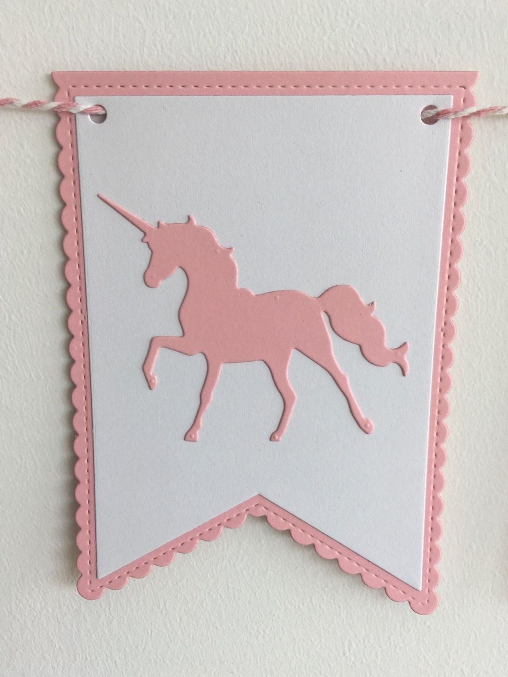 Tutte le decorazioni: Girlande Einhorn rosa individualisierbar – Nuovo e nell'imballaggio originale da Zollikofen venduto da poppala 3