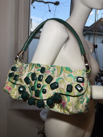Prada Handtasche mit Zertifikat, Sonderedition 2003 Brokat