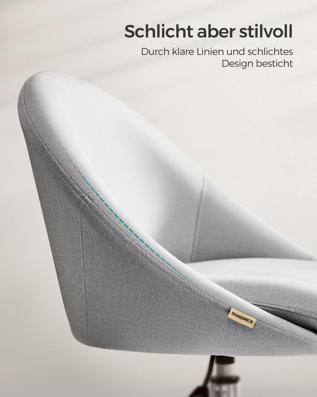 Stühle: SONGMICS Drehstuhl Grau – Neu und originalverpackt aus Bottighofen von zaap 3