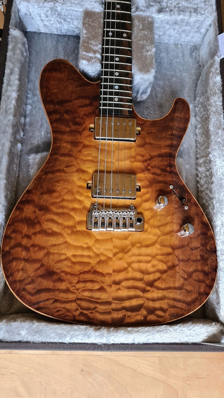 Strumenti musicali: Sugi DS496 6AQM Autumn Leaf Burst – Usato da Gams venduto da meshuggah263