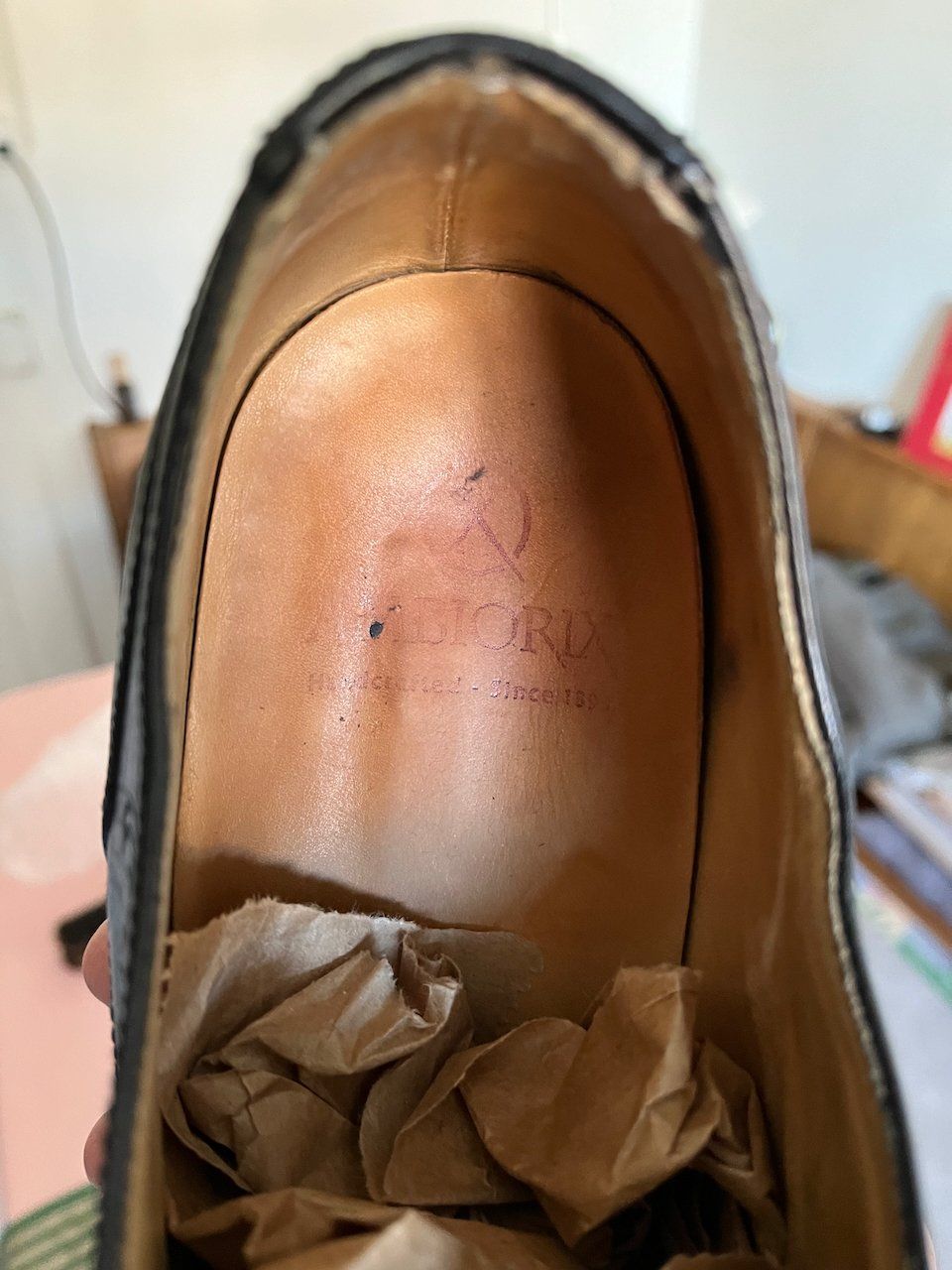 Scarpe da uomo: Schwarze Leder-Derbys von Ambiorix, 44 – Usato da La Chaux-de-fonds venduto da ploumenec 4