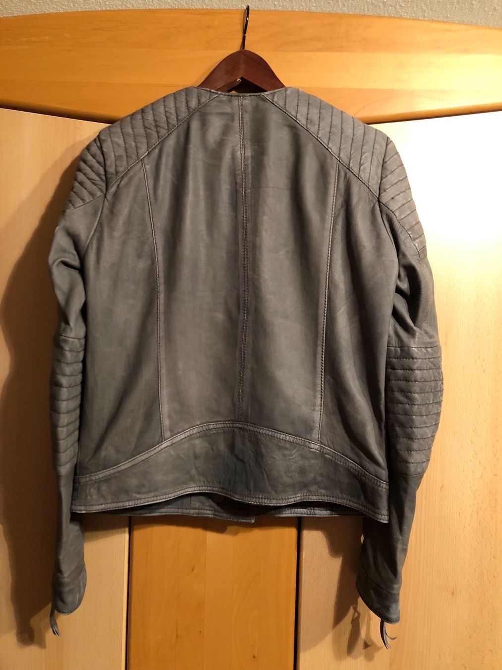 Pepe Jeans Giacche: Lederjacke grau, Gr. S – Usato da Kriessern venduto da c_n1 1