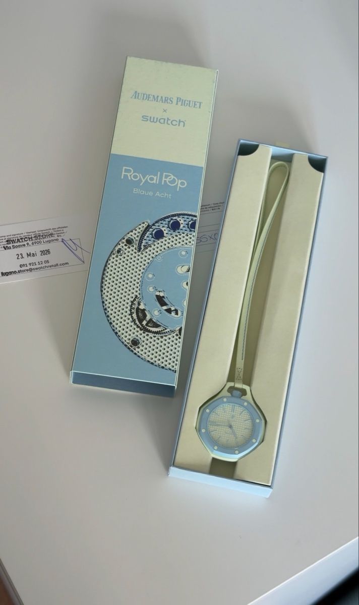 Swatch Orologi: Audemars Piguet x Swatch watch – Nuovo e nell'imballaggio originale da Paradiso venduto da viorea 4