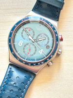 Swatch Irony Chronograph blaues Zifferblatt