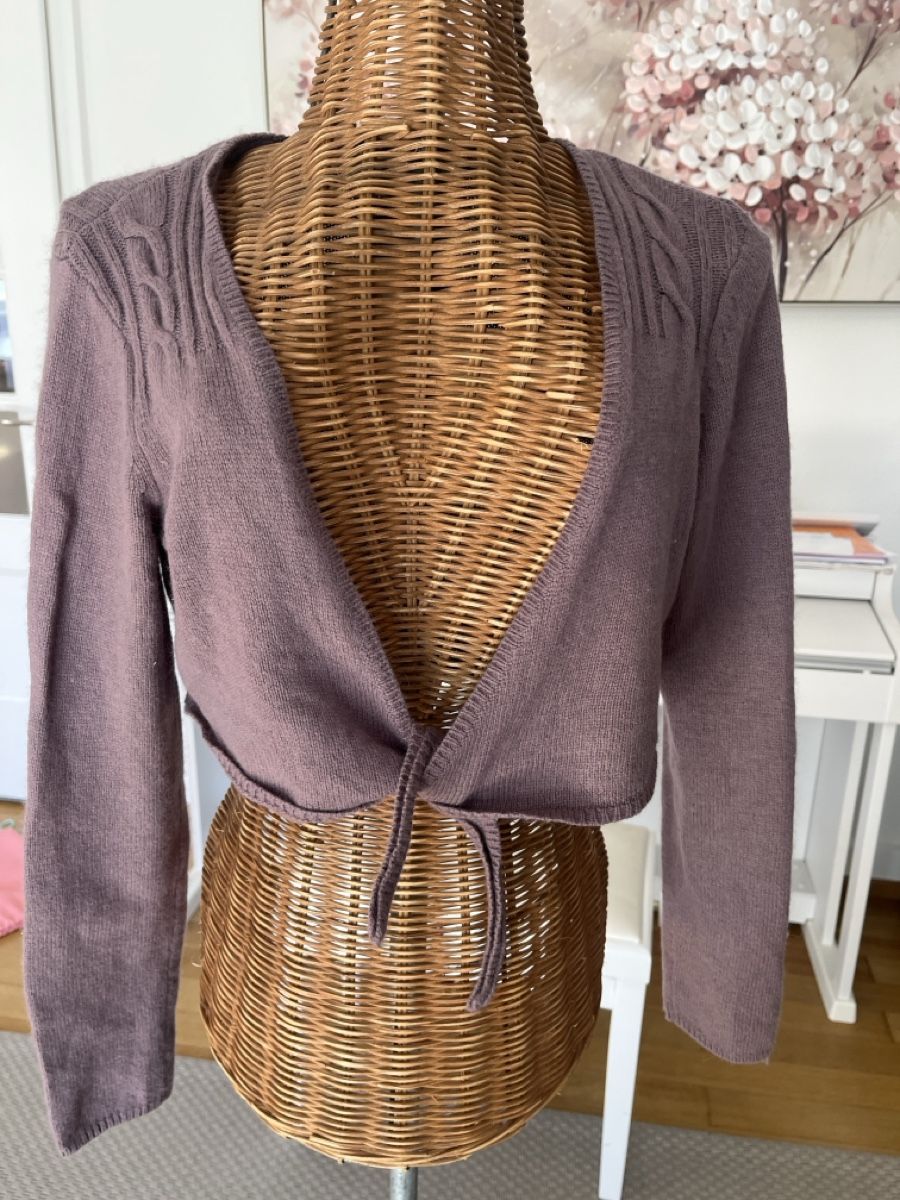 Bolero: Strickbolero, Somewhere lila, 38/40  – Usato da Solothurn venduto da Bobesch08