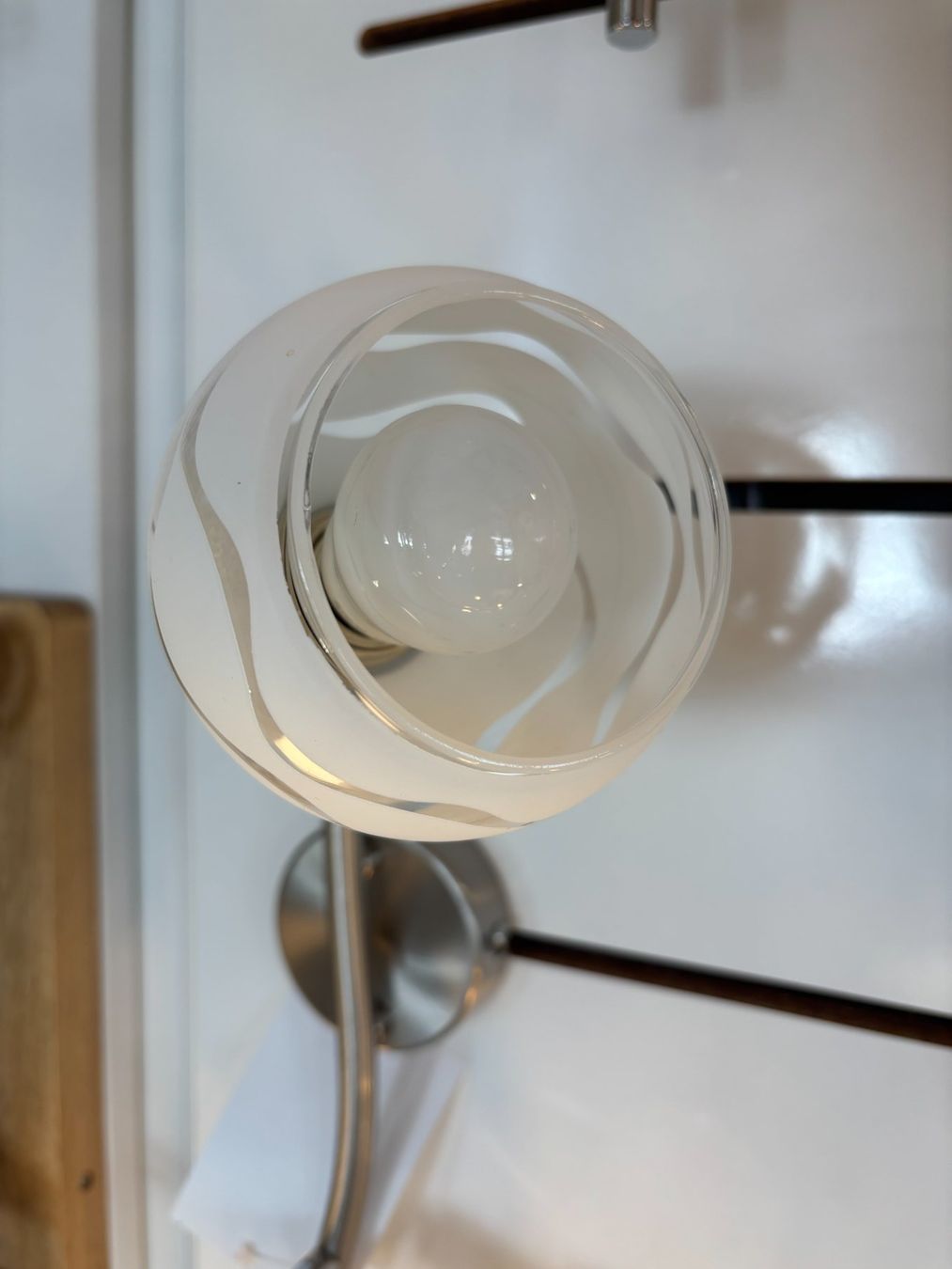Lampadari & plafoniere: 2er Deckenleuchte, Chromstahl und Glas – Nuovo (secondo la descrizione) da Walenstadt venduto da WEW8880 1