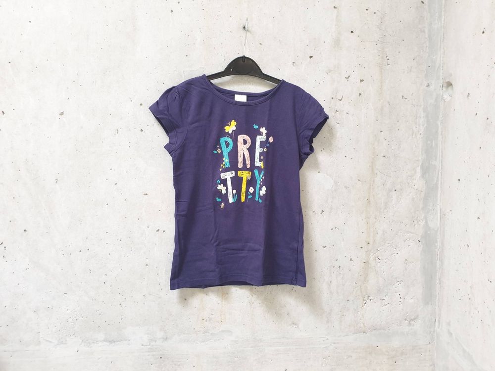 T-shirt Crash One Floral Blanc Taille 134/140 (enfant) | Occasion Très Bon état - Réf. BI717